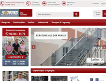 Tablet Screenshot of bautechnik-shop.de